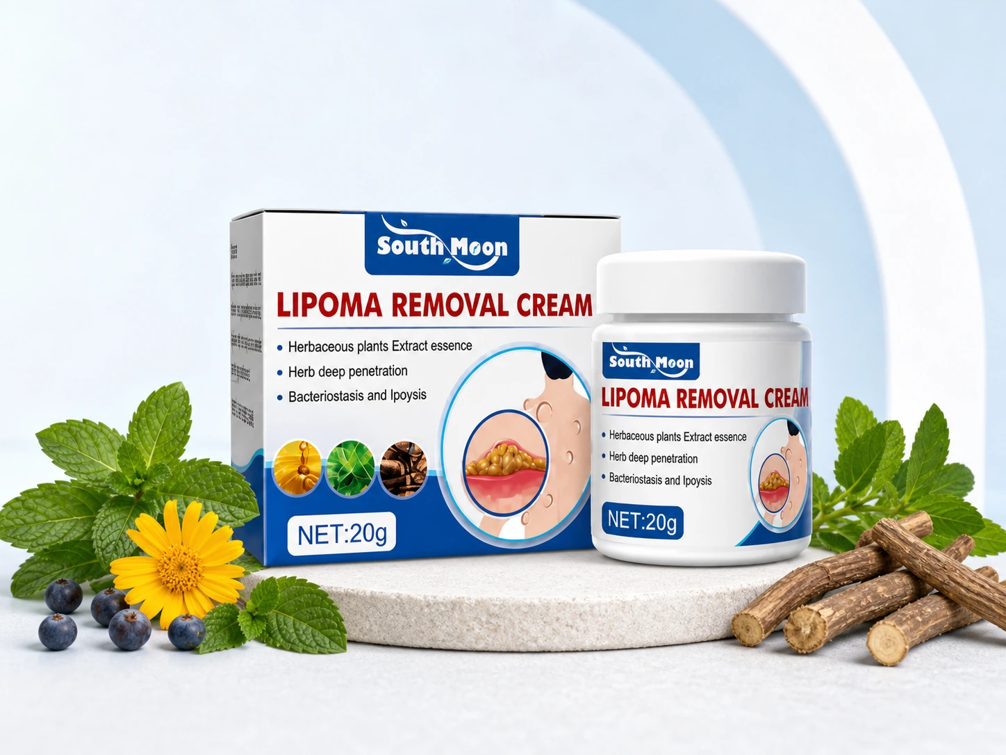 South Moon Lipoma Removal Cream 20g dengan bahan herbal