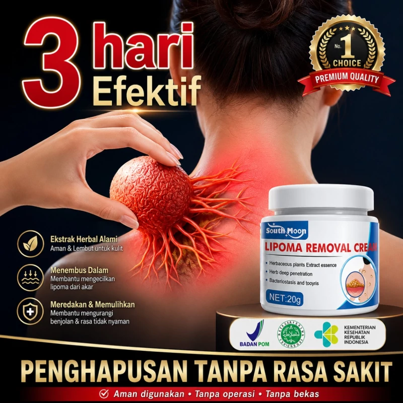 Visual promosi South Moon Lipoma Removal Cream dari halaman referensi